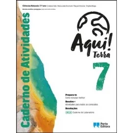 9789720329486 - Aqui! Terra 7 - Ciências Naturais - Caderno de Atividades