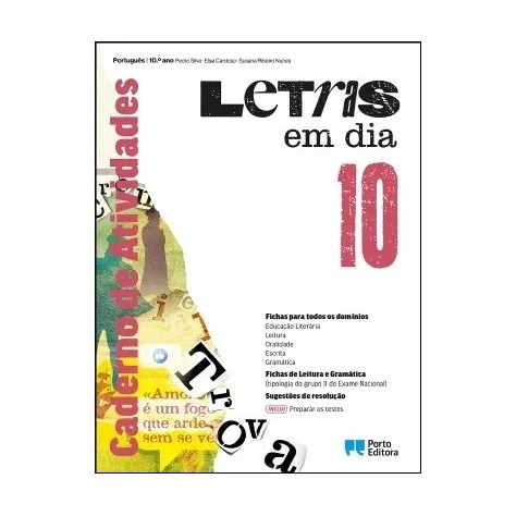 9789720400475 - Letras em dia 10 - Português - Caderno de Atividades 9789720400475 - Letras em dia 10 - Português - Caderno de Atividades