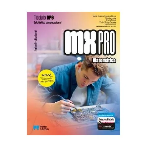 9789720443861 - MX PRO - Matemática - Módulo OP6 - Estatística computacional - Ensino Profissional 9789720443861 - MX PRO - Matemática - Módulo OP6 - Estatística computacional - Ensino Profissional