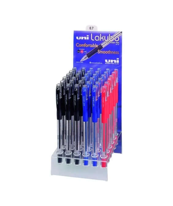 Expositor c/36 Esferográficas Uniball Signo Lakubo 0.7mm Cores Sortidas Expositor c/36 Esferográficas Uniball Signo Lakubo 0.7mm Cores Sortidas
