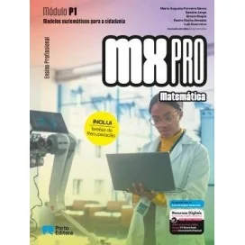 9789720444400 - MX PRO - Matemática - Módulo P1 + P2 - Ensino Profissional