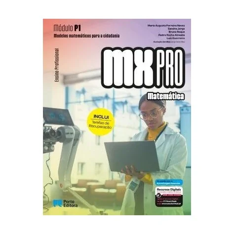 9789720444400 - MX PRO - Matemática - Módulo P1 + P2 - Ensino Profissional 9789720444400 - MX PRO - Matemática - Módulo P1 + P2 - Ensino Profissional