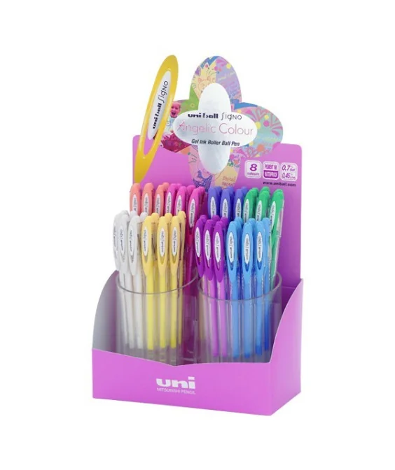 Expositor c/48 Esferográficas Gel Uniball Signo UM-120 Pastel Sortidas Expositor c/48 Esferográficas Gel Uniball Signo UM-120 Pastel Sortidas
