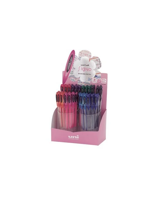 Expositor c/48 Esferográficas Gel Uniball UM-120 0.7 Cores Sortidas Expositor c/48 Esferográficas Gel Uniball UM-120 0.7 Cores Sortidas