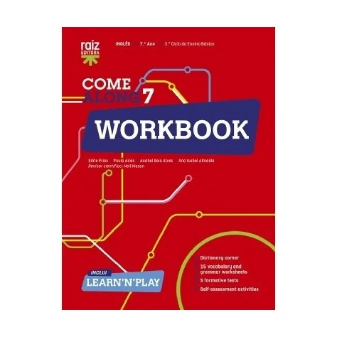 9789897444067 - Come along 7 - Inglês - Workbook - Caderno de Atividades 9789897444067 - Come along 7 - Inglês - Workbook - Caderno de Atividades