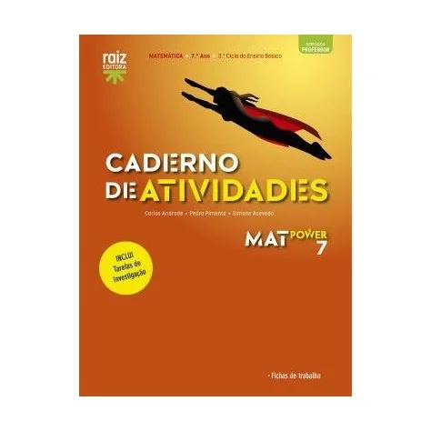 9789897444227 - MatPower 7 - Matemática - Tarefas de investigação/Caderno de Atividades 9789897444227 - MatPower 7 - Matemática - Tarefas de investigação/Caderno de Atividades