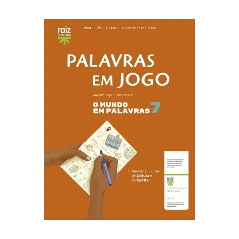 9789897444364 - O mundo em palavras 7 - Português - Caderno de Atividades 9789897444364 - O mundo em palavras 7 - Português - Caderno de Atividades