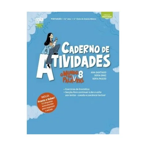 9789897444920 - O Mundo em Palavras 8 - Português - Caderno de Atividades 9789897444920 - O Mundo em Palavras 8 - Português - Caderno de Atividades