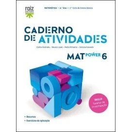9789897445248 - MatPower 6 - Matemática - Caderno de Atividades / Tarefas de Investigação