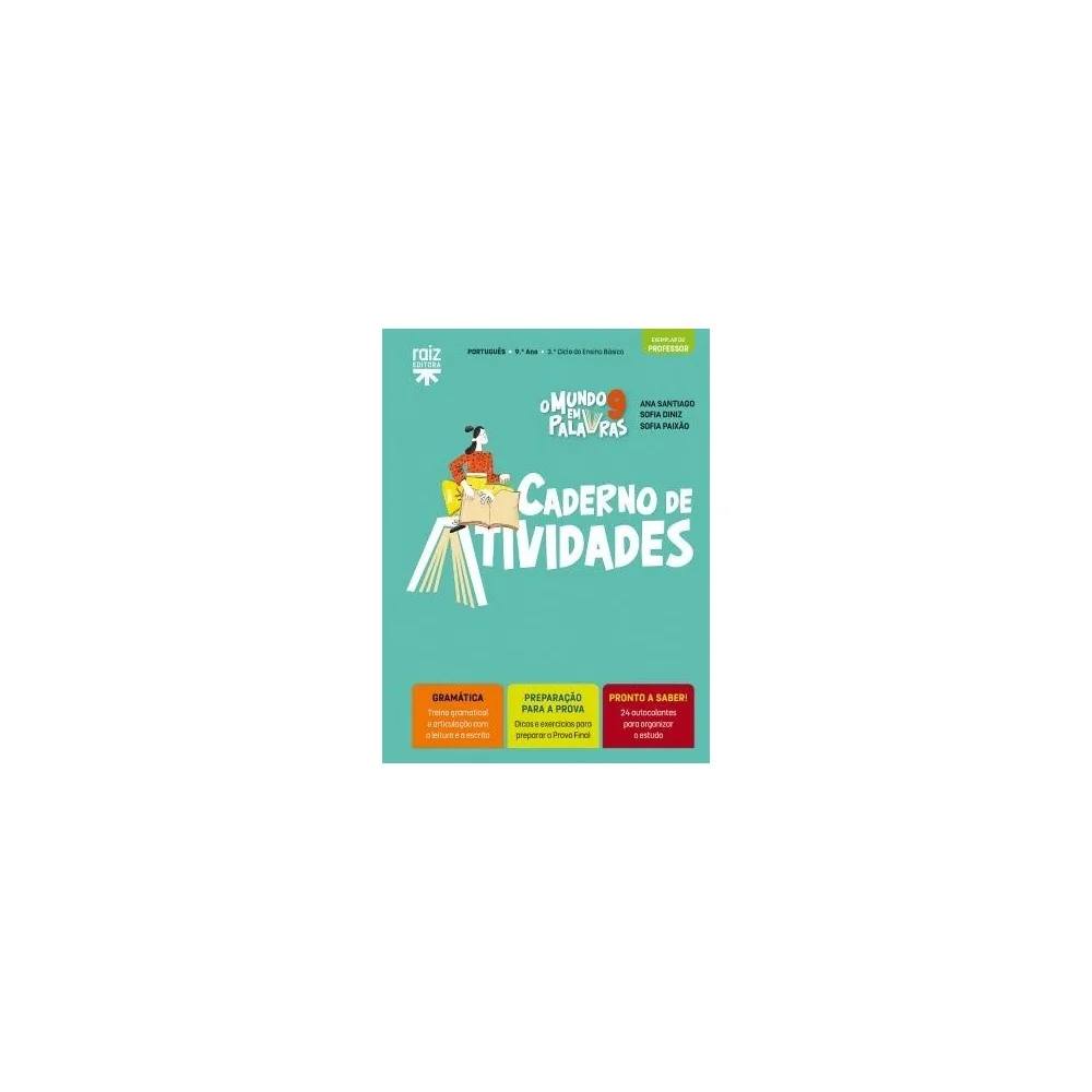 9789897445286 - O Mundo em Palavras 9 - Português - 9.º Ano - Caderno de Atividades / Preparação para a Prova Final