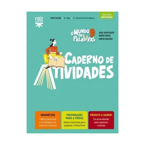 9789897445286 - O Mundo em Palavras 9 - Português - 9.º Ano - Caderno de Atividades / Preparação para a Prova Final 9789897445286 - O Mundo em Palavras 9 - Português - 9.º Ano - Caderno de Atividades / Preparação para a Prova Final