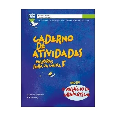 9789897445514 - Palavras Fora da Caixa 5 - Português - Caderno de Atividades /Palácio da Gramática 9789897445514 - Palavras Fora da Caixa 5 - Português - Caderno de Atividades /Palácio da Gramática
