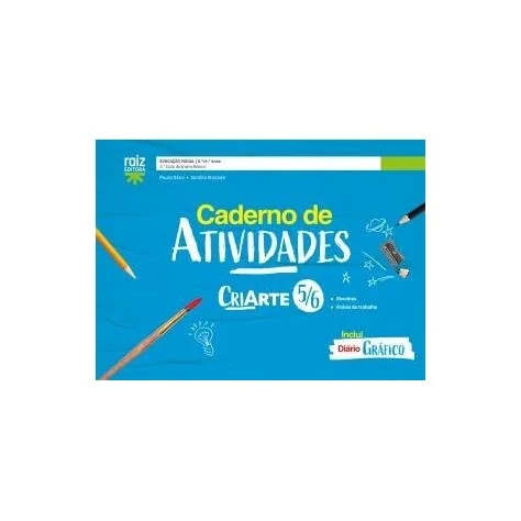 9789897445613 - CriArte 5/6 - Educação Visual - 5.º e 6.º anos - Caderno de Atividades / Diário Gráfico 9789897445613 - CriArte 5/6 - Educação Visual - 5.º e 6.º anos - Caderno de Atividades / Diário Gráfico