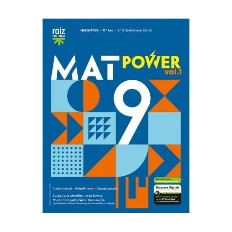 9789897445675 - MatPower 9 - Matemática ( 2 Volumes) - Manual do Aluno 9789897445675 - MatPower 9 - Matemática ( 2 Volumes) - Manual do Aluno