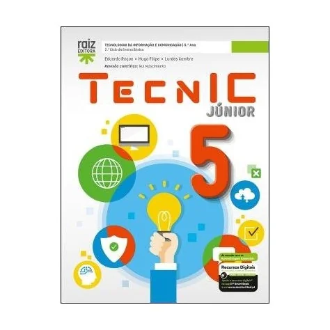 9789897445712 - TecnIC Júnior 5 - TIC - Manual do Aluno