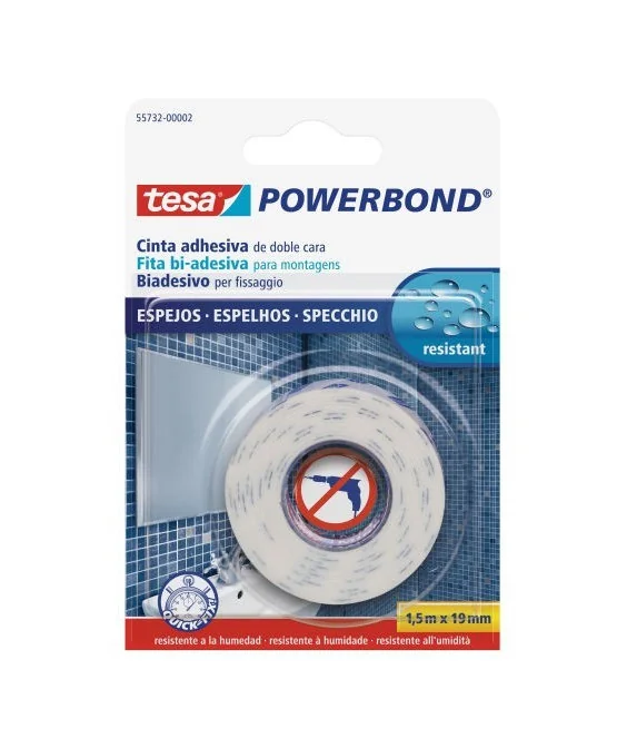 Fita Adesiva Dupla 1,5x19mm Tesa Fix Montagem Espelhos Fita Adesiva Dupla 1,5x19mm Tesa Fix Montagem Espelhos