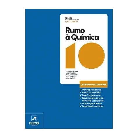 9789897675485 - Rumo à Química 10 - Química A - Caderno de Atividades 9789897675485 - Rumo à Química 10 - Química A - Caderno de Atividades