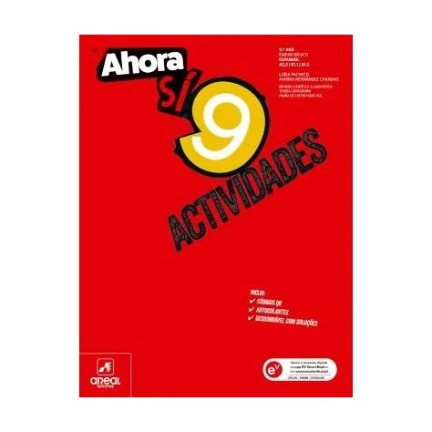 9789897679469 - Ahora Sí 9 - Espanhol - Níveis A2.2 | B1.1 | B1.2 - Ahora Actividades /Caderno de Atividades 9789897679469 - Ahora Sí 9 - Espanhol - Níveis A2.2 | B1.1 | B1.2 - Ahora Actividades /Caderno de Atividades