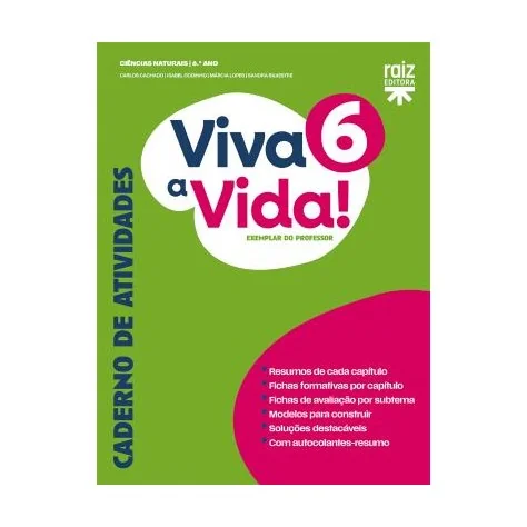 9789897445941 - Viva a Vida! 6 - Ciências Naturais - Caderno de Atividades 9789897445941 - Viva a Vida! 6 - Ciências Naturais - Caderno de Atividades