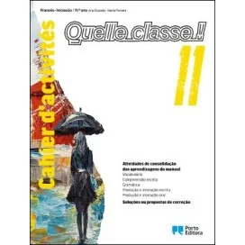 9789720405685 - Quelle classe! 11 - Francês - Iniciação - Caderno de Atividades