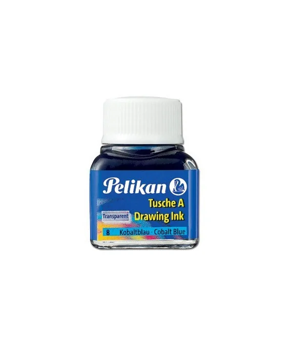 Frasco 10mls Tinta da China Pelikan 523 8 Azul Cobalto Frasco 10mls Tinta da China Pelikan 523 8 Azul Cobalto