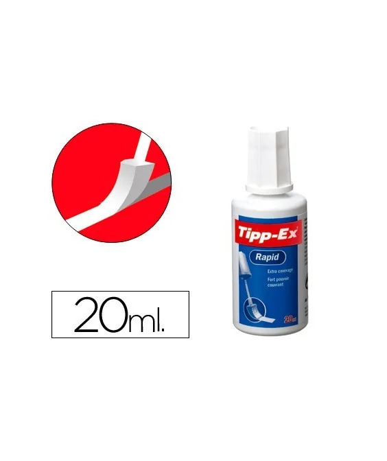 Frasco Corrector com Pincel Tipp-Ex 20mls Frasco Corrector com Pincel Tipp-Ex 20mls