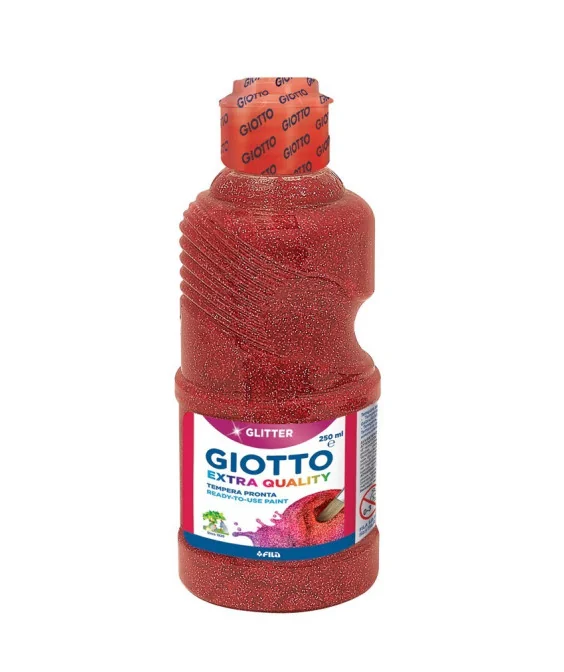 Frasco Guache Glitter Giotto 250 ml 531206 Vermelho Frasco Guache Glitter Giotto 250 ml 531206 Vermelho