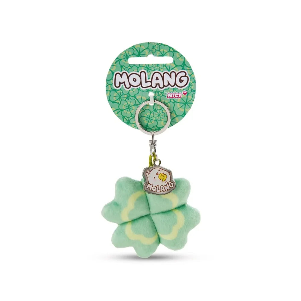 Porta-Chaves Trevo Pendente Molang Nici 7cm