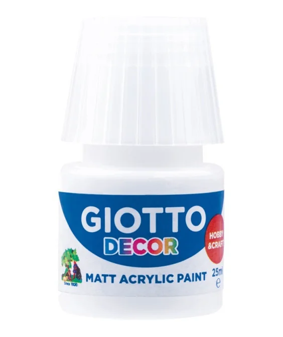 Frasco Guache Acrílico Giotto Decor 25 ml 538101 Branco Frasco Guache Acrílico Giotto Decor 25 ml 538101 Branco