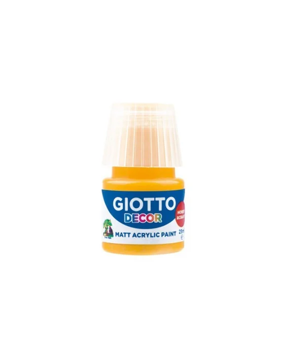 Frasco Guache Acrílico Giotto Decor 25 ml 538104 Amarelo Escuro Frasco Guache Acrílico Giotto Decor 25 ml 538104 Amarelo Escuro
