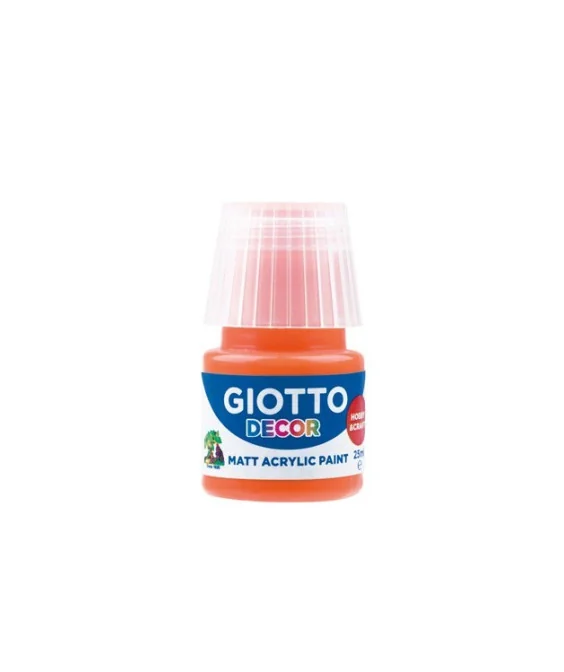 Frasco Guache Acrílico Giotto Decor 25 ml 538105 Laranja Frasco Guache Acrílico Giotto Decor 25 ml 538105 Laranja