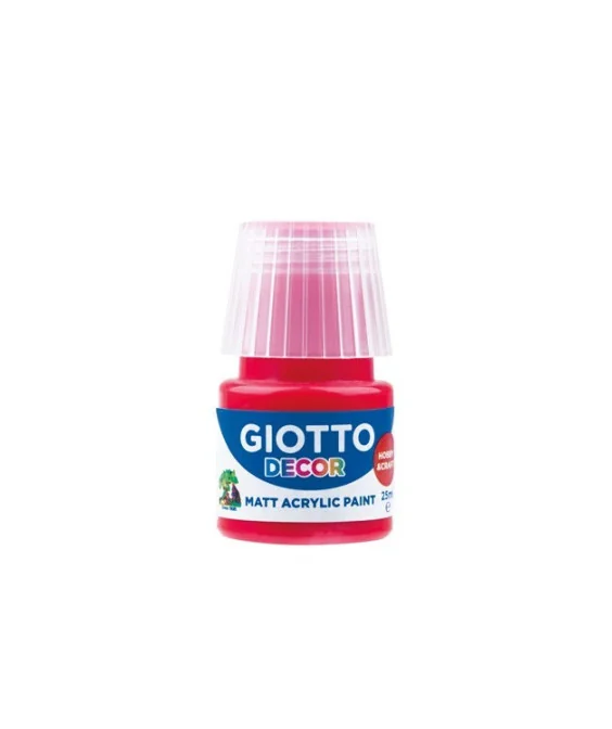Frasco Guache Acrílico Giotto Decor 25 ml 538108 Vermelho Escarlate Frasco Guache Acrílico Giotto Decor 25 ml 538108 Vermelho Escarlate