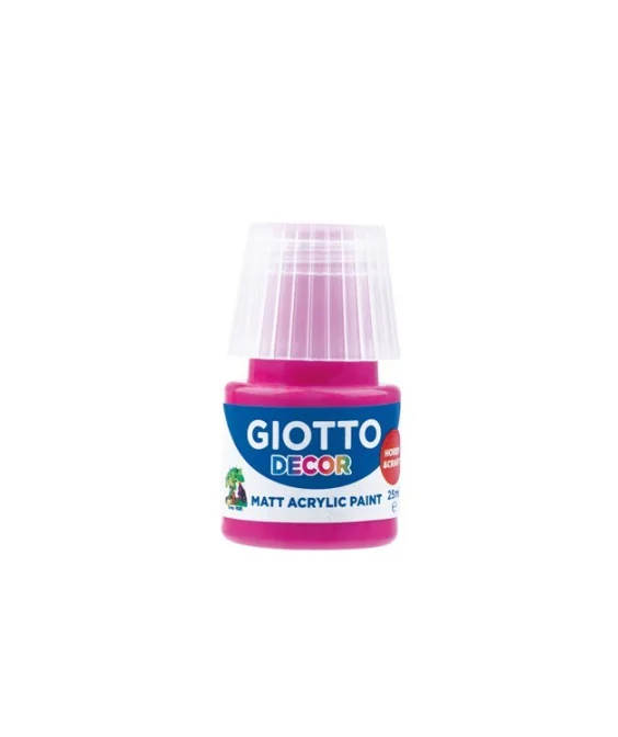 Frasco Guache Acrílico Giotto Decor 25 ml 538110 Magenta Frasco Guache Acrílico Giotto Decor 25 ml 538110 Magenta