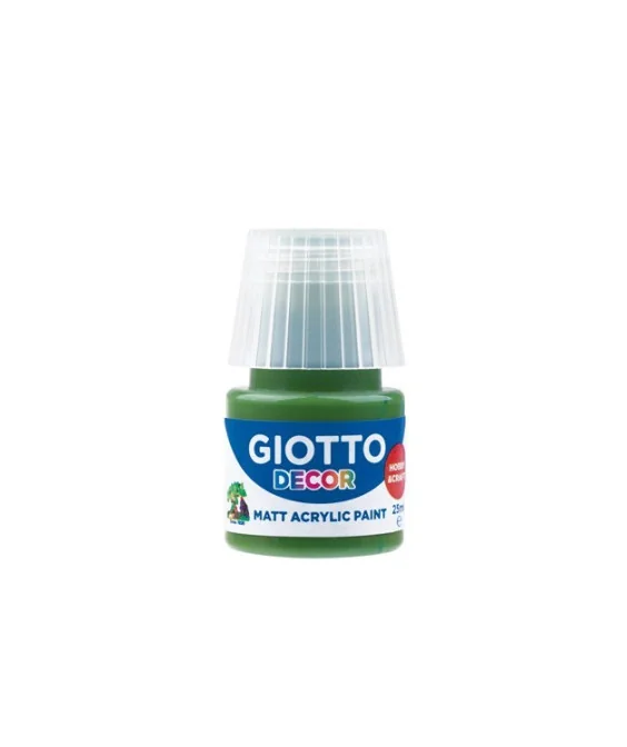 Frasco Guache Acrílico Giotto Decor 25 ml 538113 Verde Floresta Frasco Guache Acrílico Giotto Decor 25 ml 538113 Verde Floresta