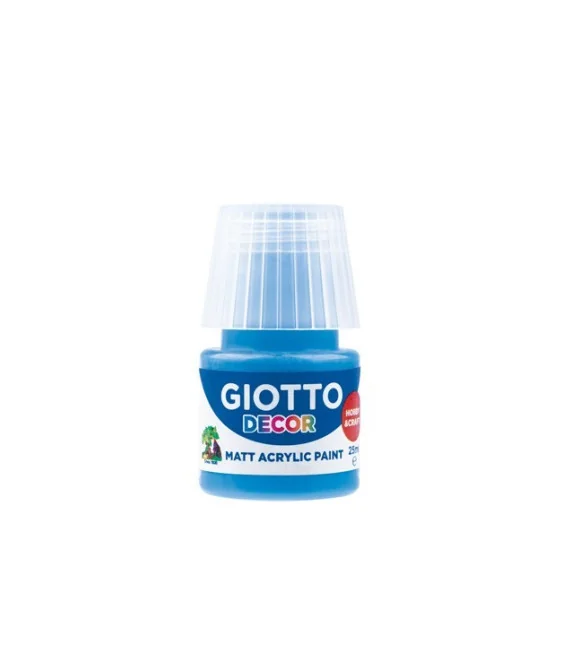 Frasco Guache Acrílico Giotto Decor 25 ml 538115 Azul Cyan Frasco Guache Acrílico Giotto Decor 25 ml 538115 Azul Cyan
