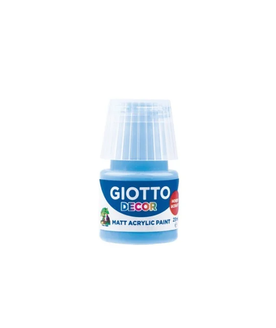 Frasco Guache Acrílico Giotto Decor 25 ml 538118 Azul Celeste Frasco Guache Acrílico Giotto Decor 25 ml 538118 Azul Celeste