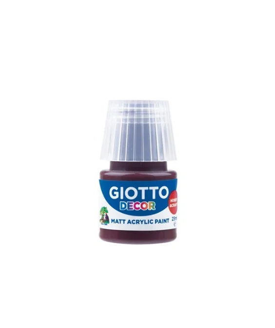 Frasco Guache Acrílico Giotto Decor 25 ml 538122 Sépia Frasco Guache Acrílico Giotto Decor 25 ml 538122 Sépia