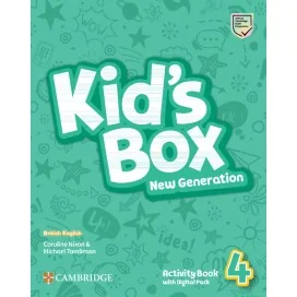 9781108889971 - Kid's Box New Generation Level 4 Activity Book with Digital Pack British English
