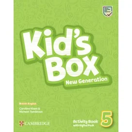9781108890038 - Kid's Box New Generation Level 5 Activity Book with Digital Pack British English - Caderno de Atividades