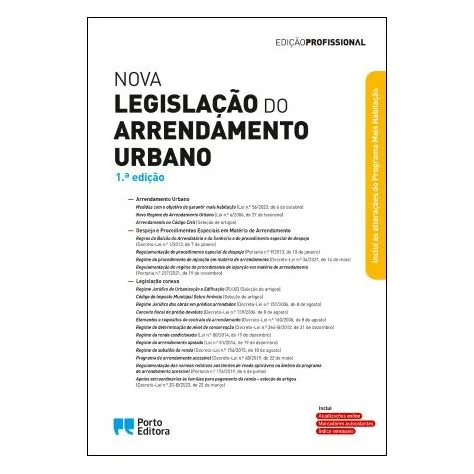 9789720067289 - Nova Legislação do Arrendamento Urbano 9789720067289 - Nova Legislação do Arrendamento Urbano
