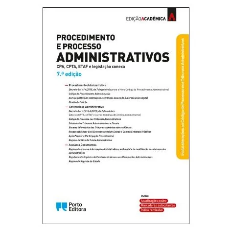 9789720006288 - Procedimento e Processo Administrativos 9789720006288 - Procedimento e Processo Administrativos