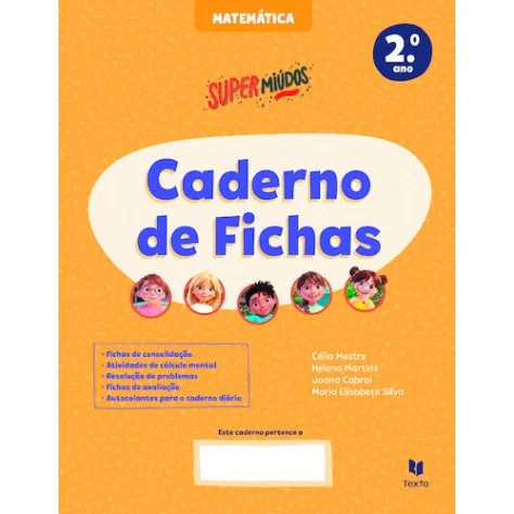 9789724759449 - Supermiúdos - Matemática 2.º Ano - Caderno de Atividades