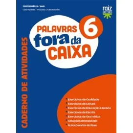 9789897445828 - Palavras Fora da Caixa 6 - Português - Caderno de Atividades
