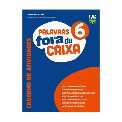 9789897445828 - Palavras Fora da Caixa 6 - Português - Caderno de Atividades 9789897445828 - Palavras Fora da Caixa 6 - Português - Caderno de Atividades