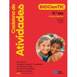 9789720207104 - BIOCienTIC 6 - Ciências Naturais - Estudo orientado!/Caderno de Atividades