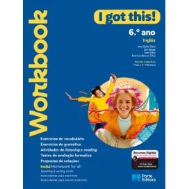 9789720202789 - I got this! - Inglês - 6.º Ano - Workbook/Homework for all - Caderno de Atividades