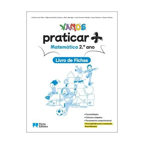 9789720130297 - VAMOS praticar + (Livro de Fichas) - Matemática - 2.º Ano - Caderno de Atividades