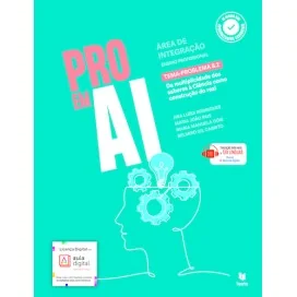 9789724759746 - Pro em AI Temas-problemas 1.1 / 2.2 / 3.1 / 5.1 / 5.2 / 6.3 / 7.1 / 8.1 / 8.2 - Área de Integração