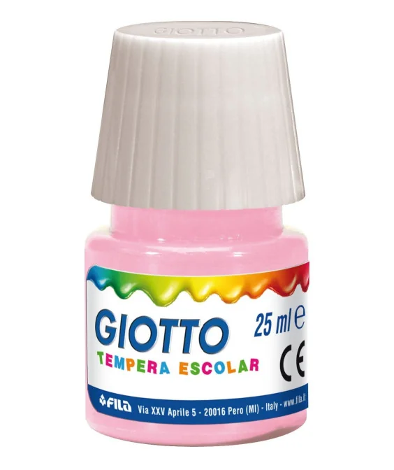 Frasco Guache Escolar Giotto 25 ml 356906 Rosa Frasco Guache Escolar Giotto 25 ml 356906 Rosa