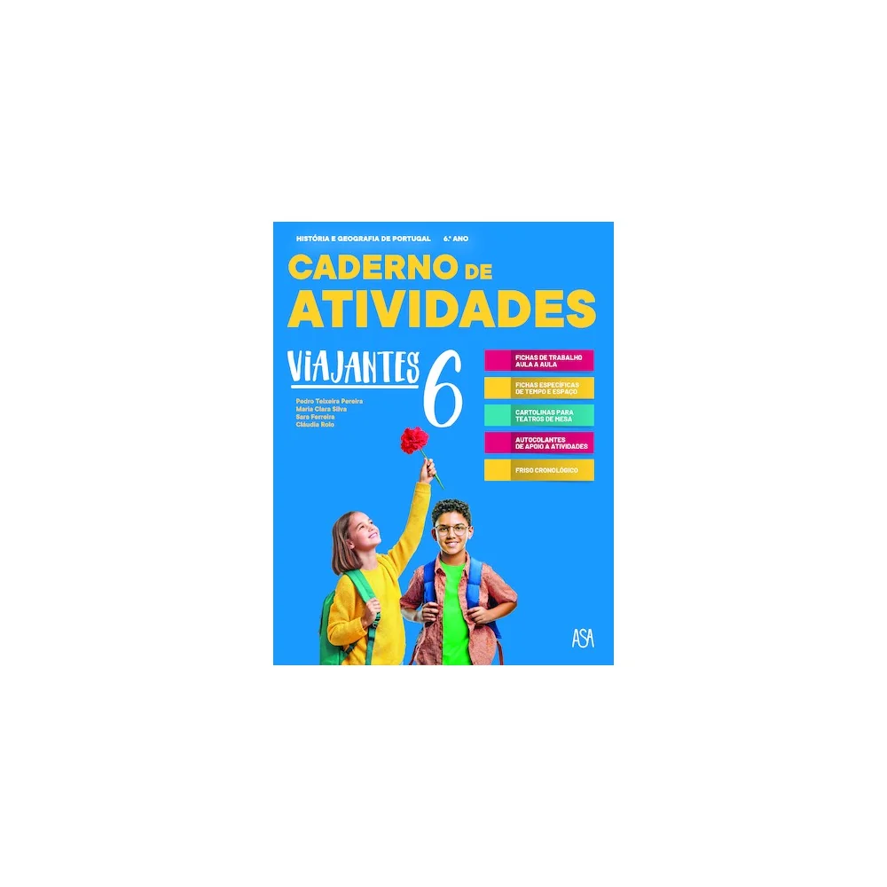 9789892364339 - Viajantes HGP 6 - História e Geografia de Portugal - Caderno de Atividades